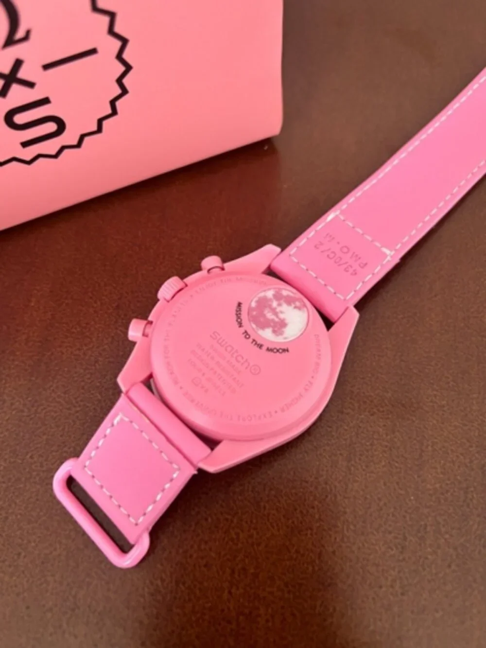 🍀 OMEGA🍀  pink battery watch